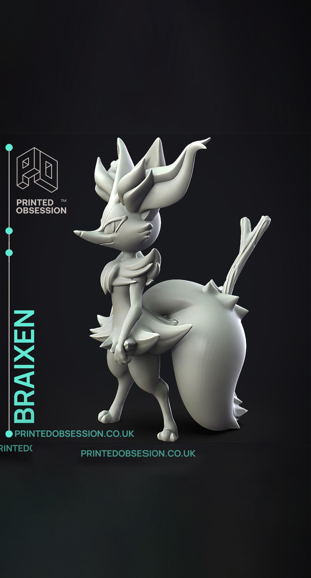 Braixen - Pokemon - Fan Art 3d model