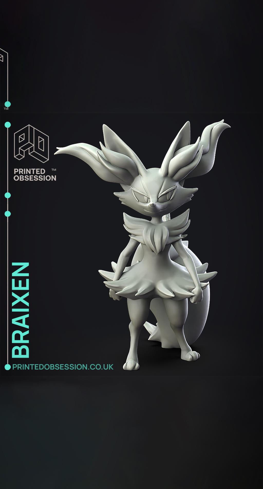 Braixen - Pokemon - Fan Art 3d model