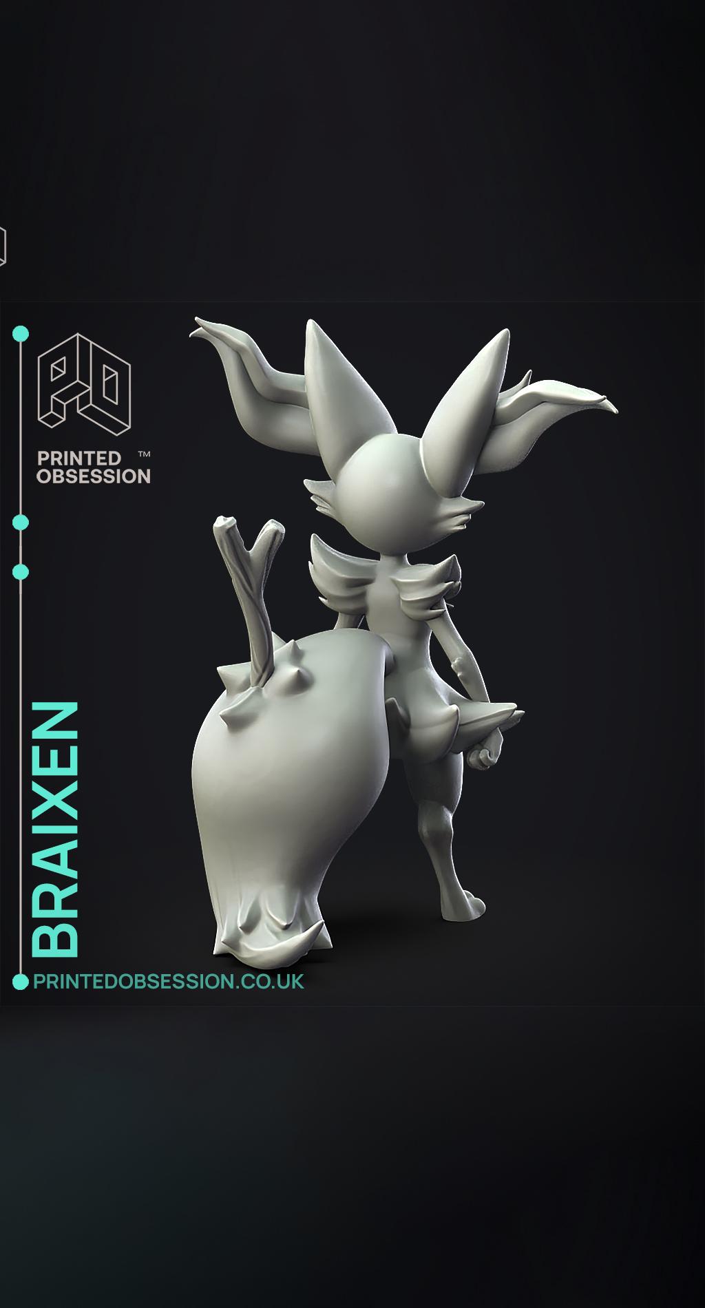 Braixen - Pokemon - Fan Art 3d model