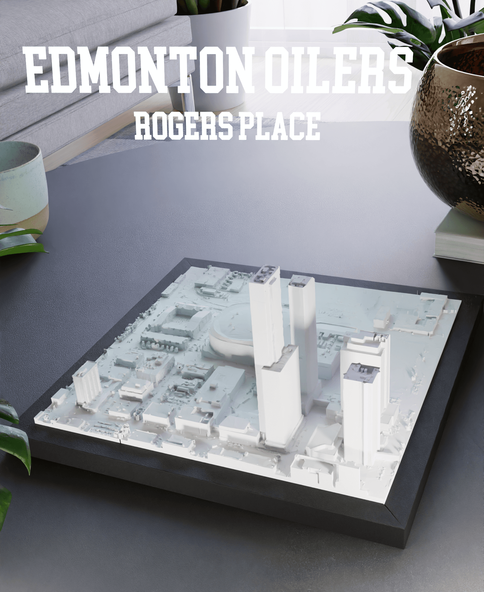 Edmonton Oilers - Rogers Place 3d model