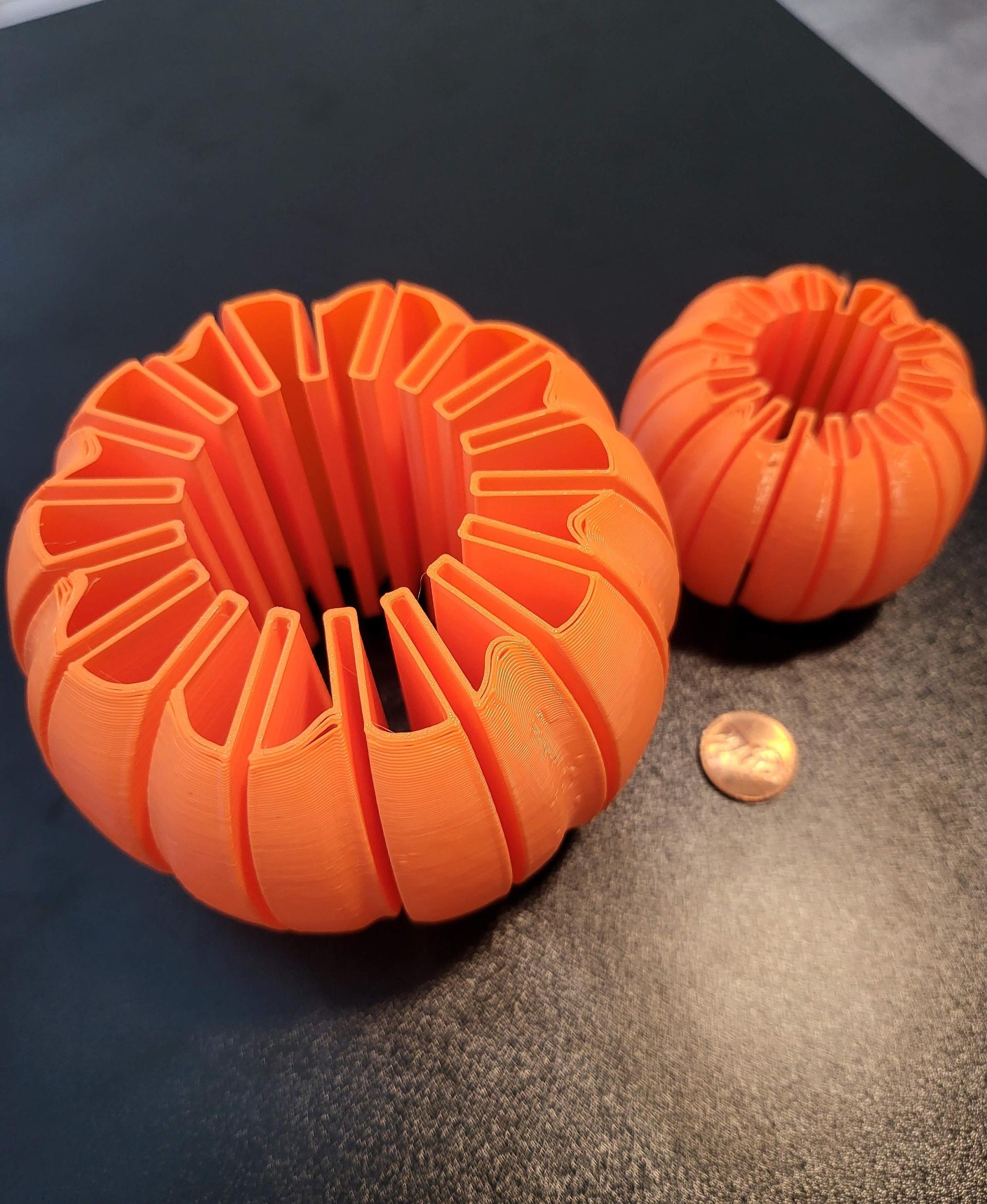 Flexi Fidget Pumpkin 3d model