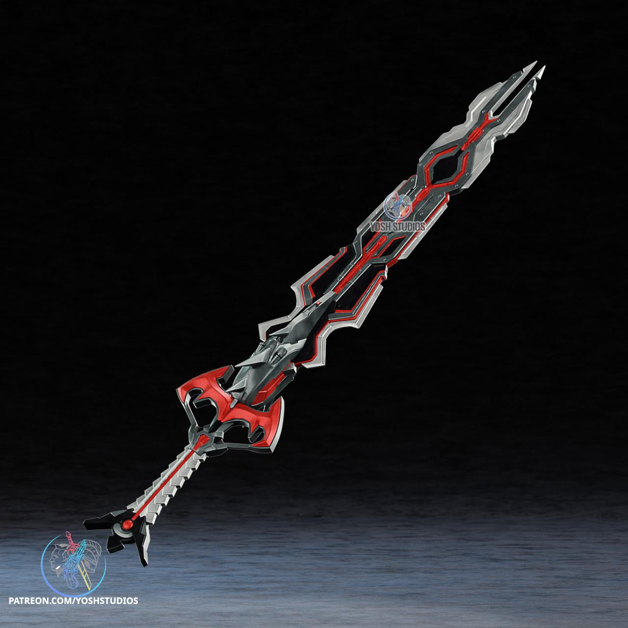 Hell Sword 3D Printer File STL 3d model