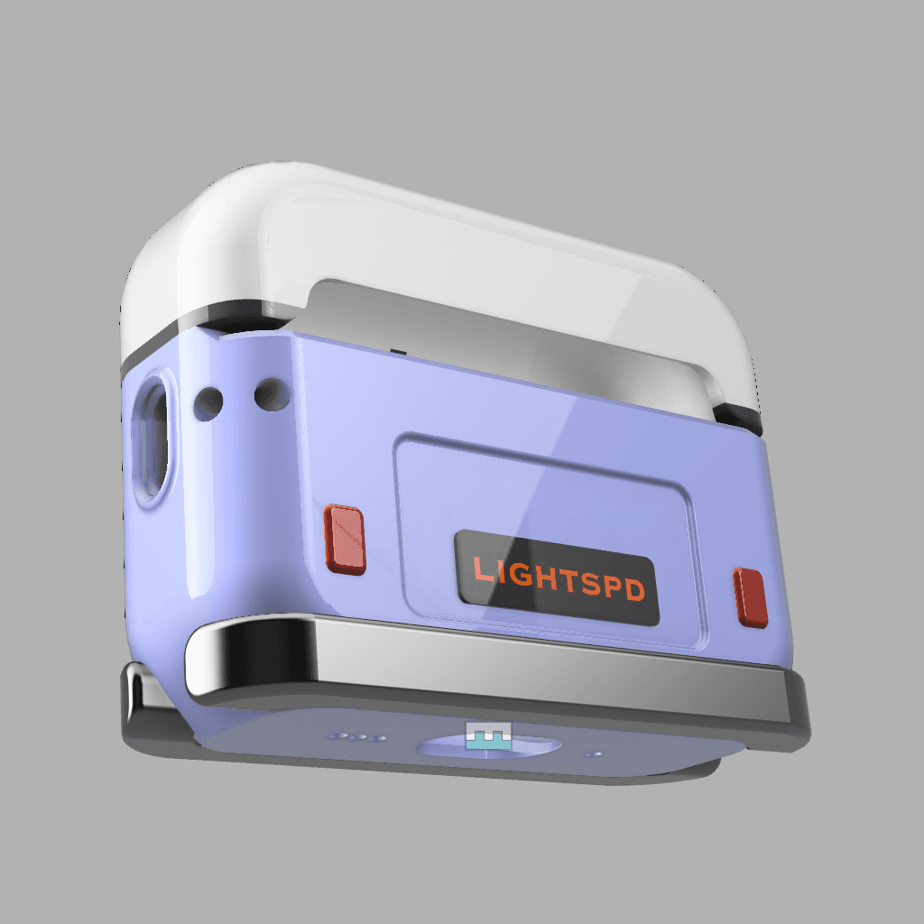 VW HIPPIE BUS - APPLE AIRPODS CASE 3d model