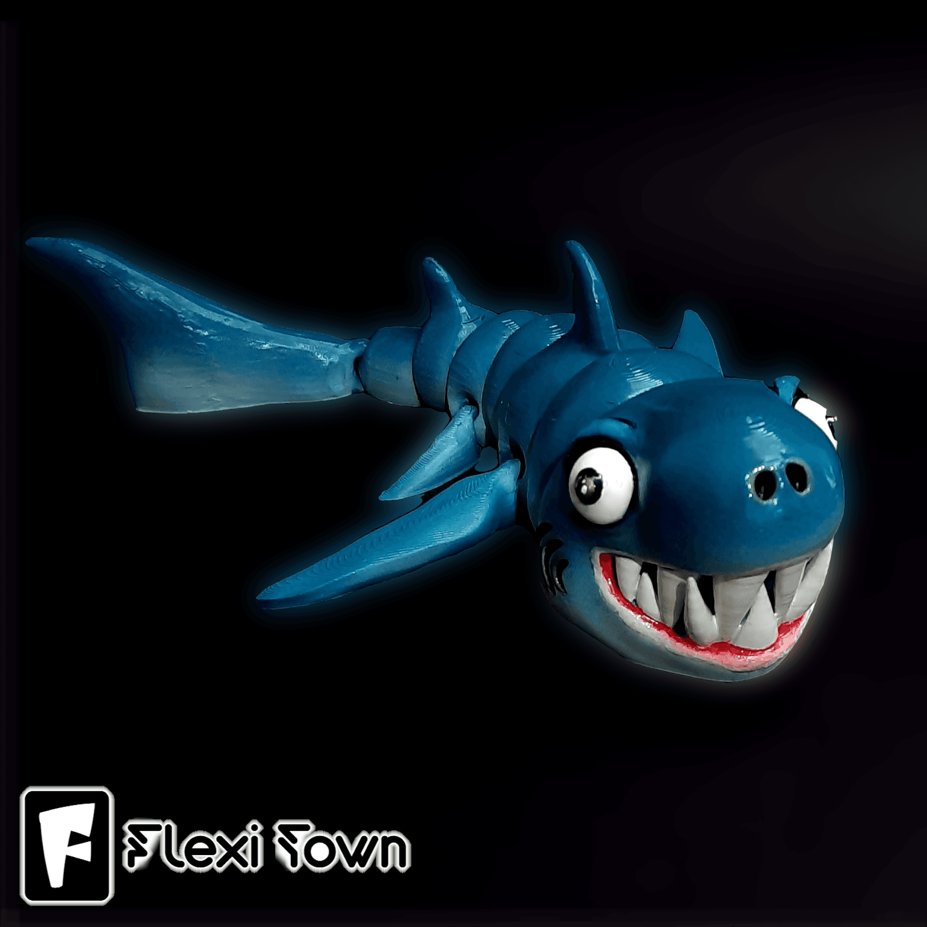 Flexi Print-in-Place Shark  3d model