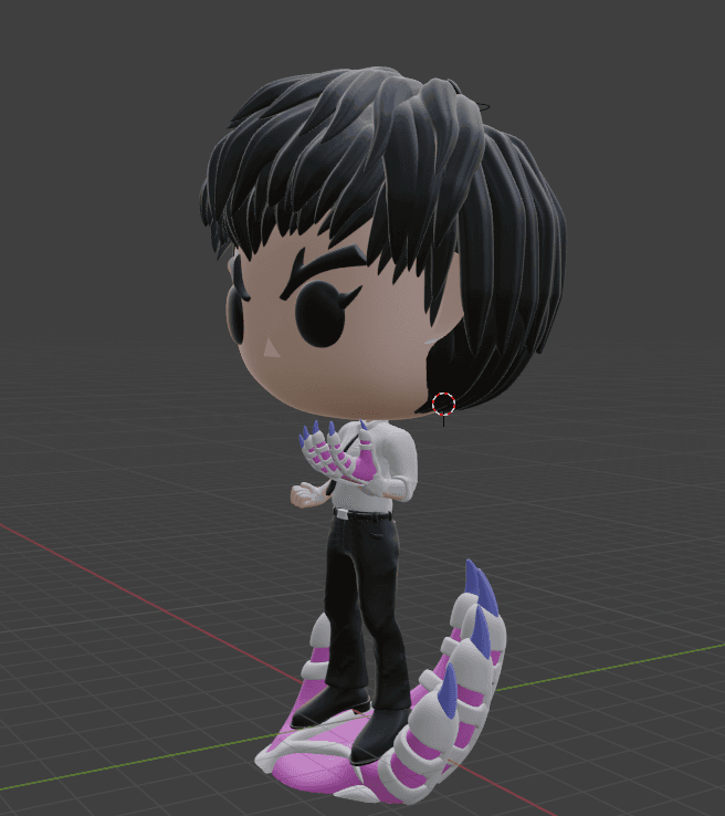 Jigoku Sensei Nube Funko style 3d model