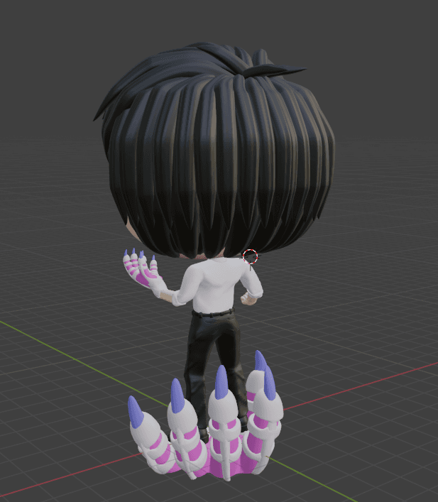 Jigoku Sensei Nube Funko style 3d model