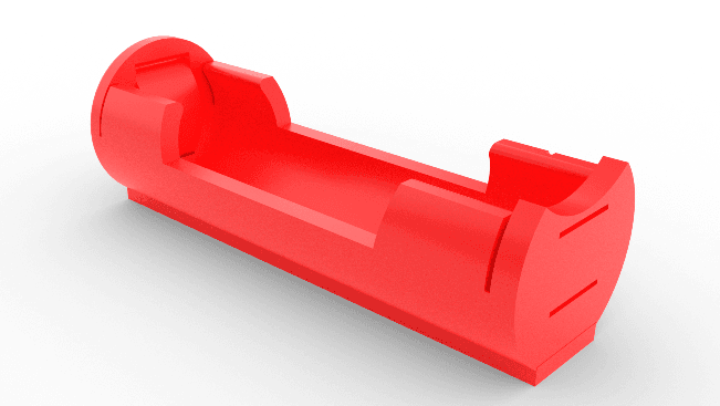 Battery holder 18650 3d model