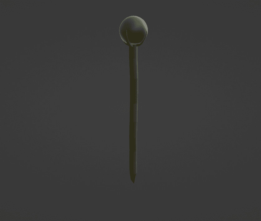 magic wand green.obj 3d model