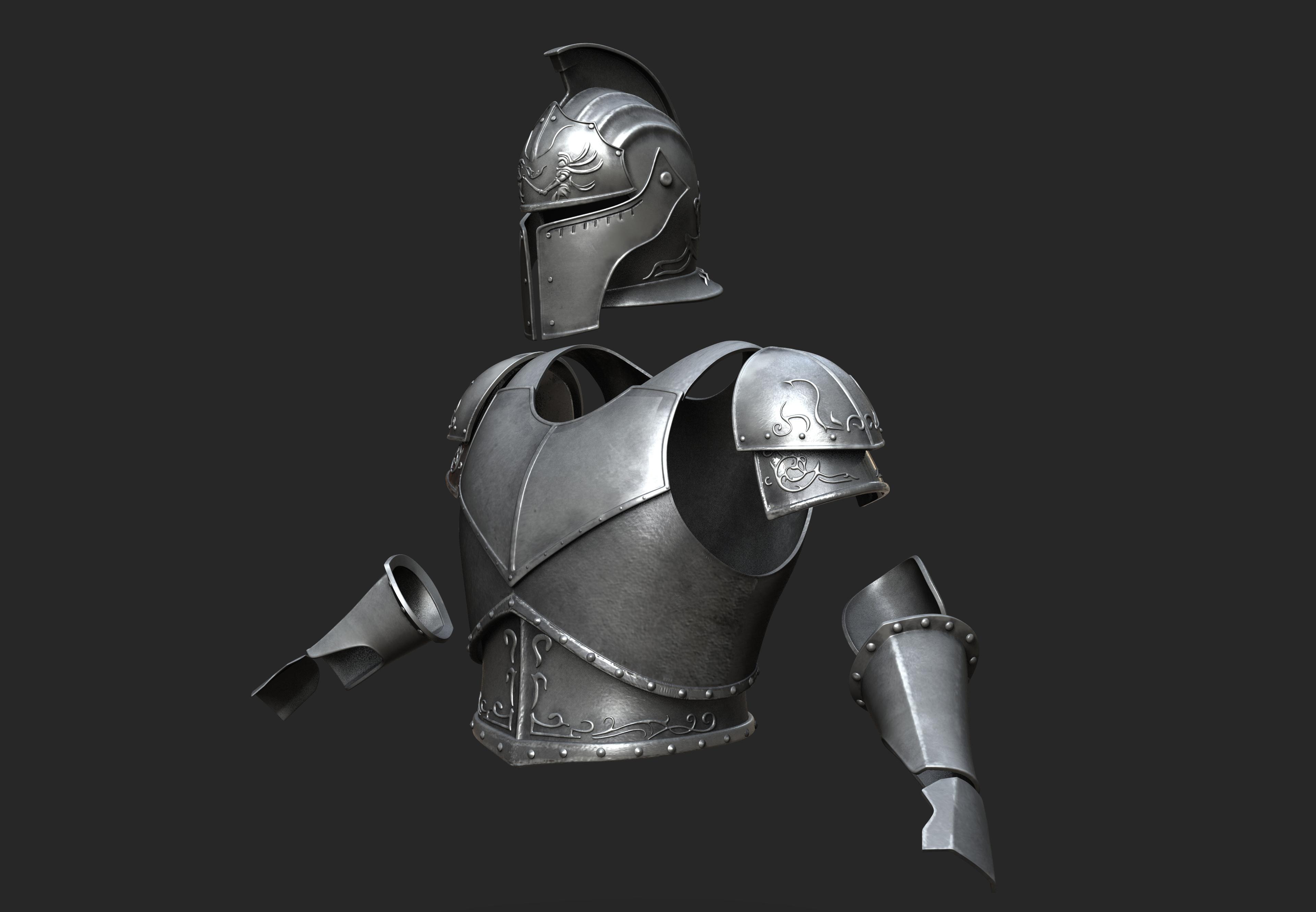 Dark Souls Faraam Armor 3d model