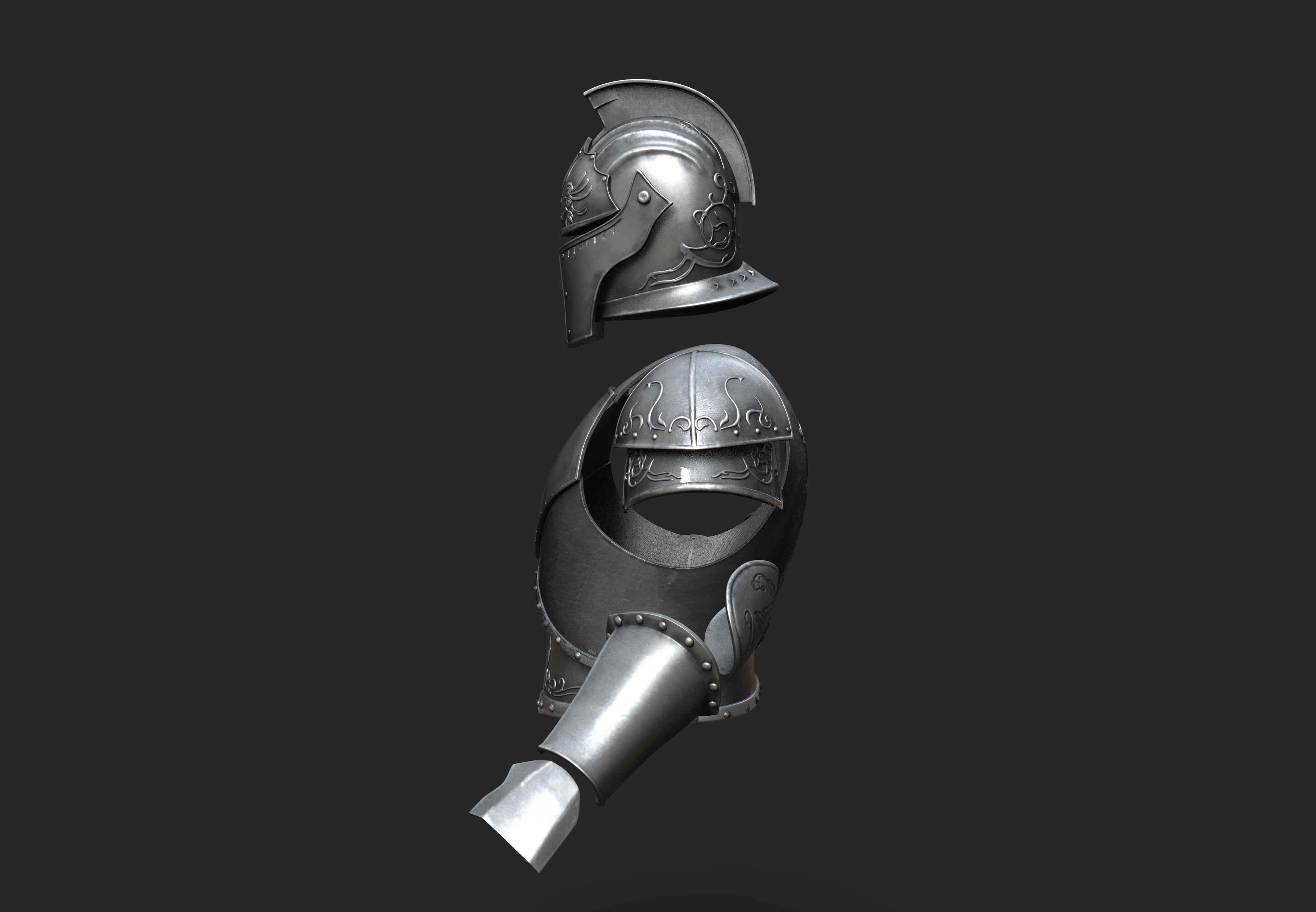 Dark Souls Faraam Armor 3d model