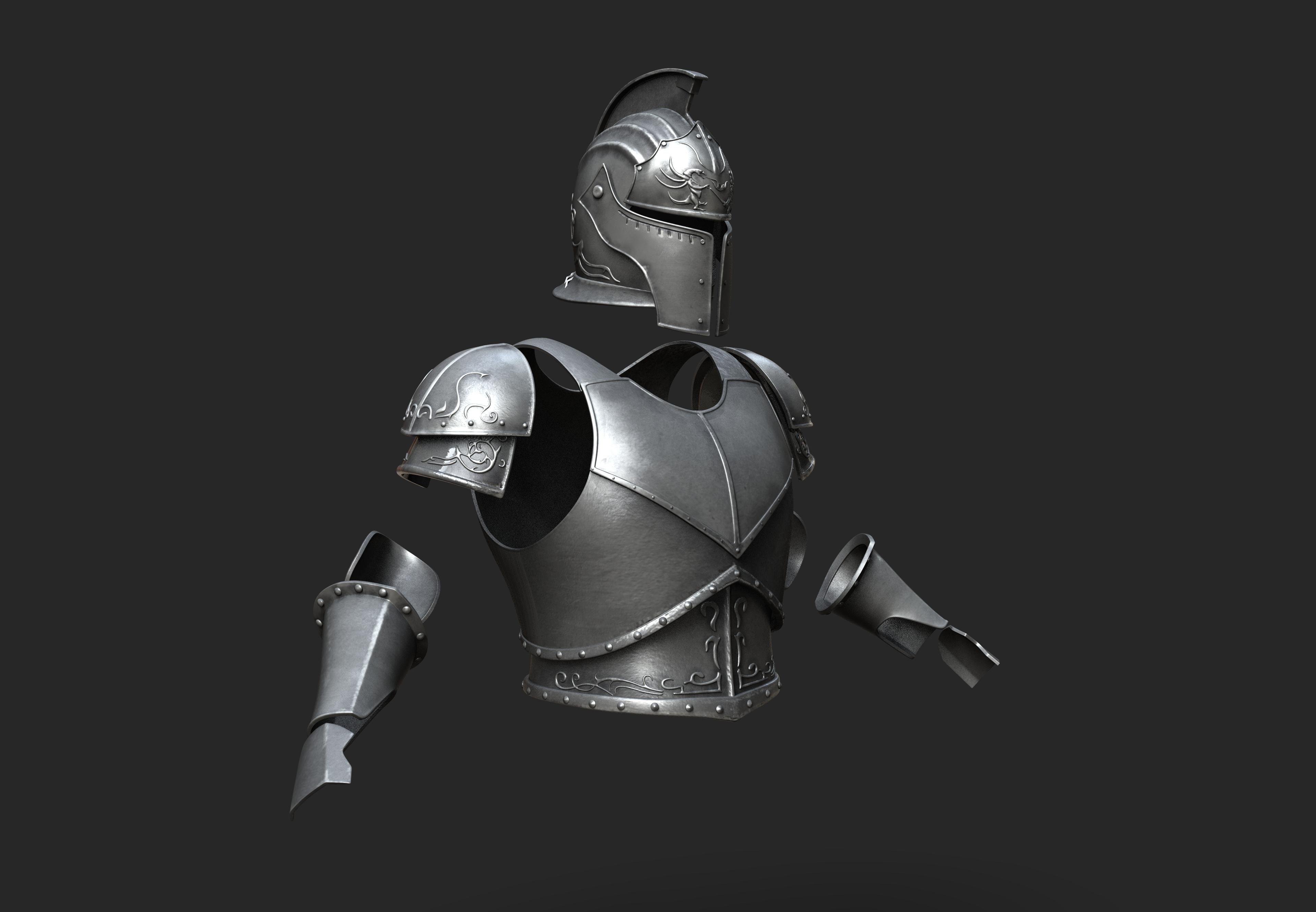 Dark Souls Faraam Armor 3d model