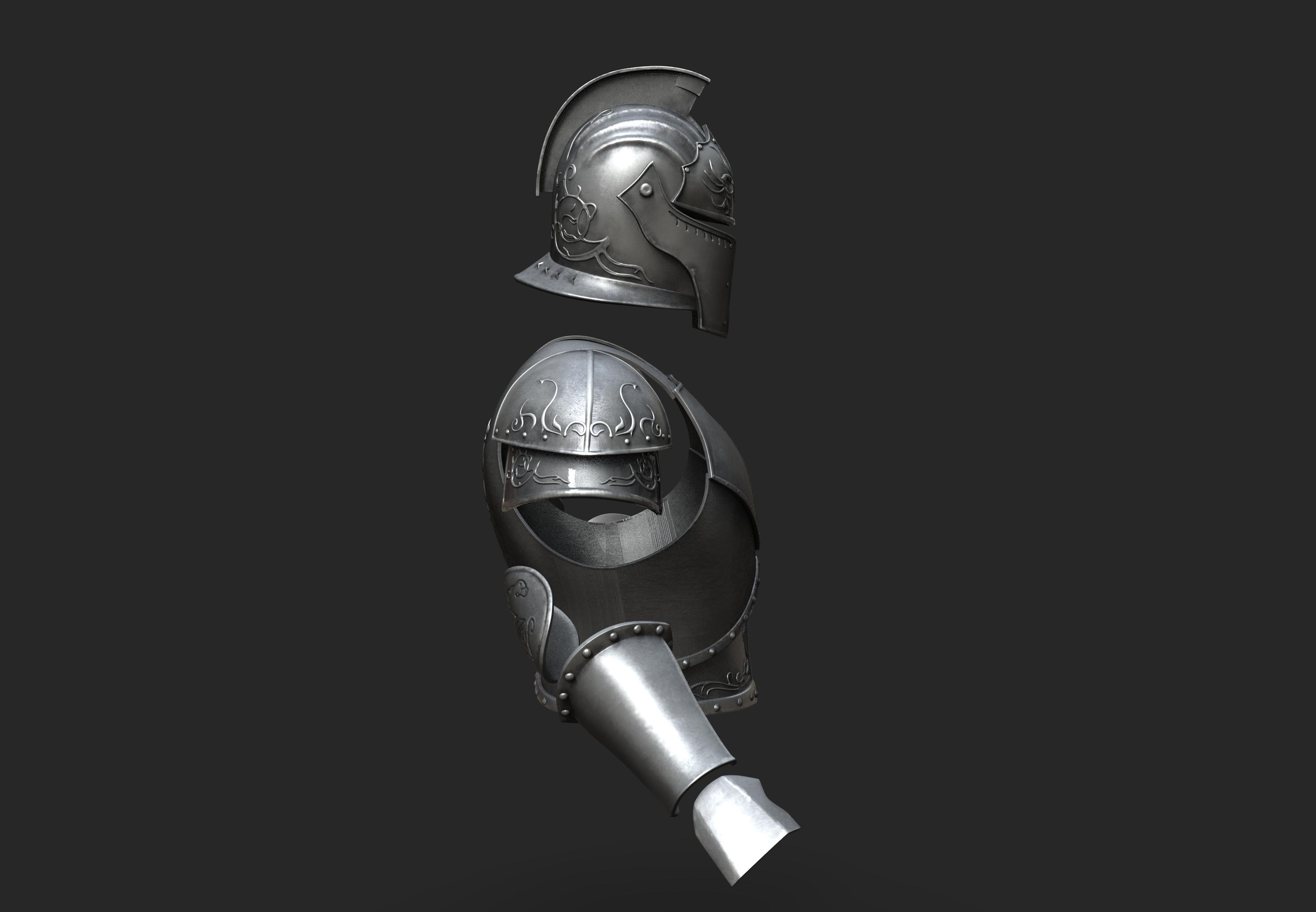 Dark Souls Faraam Armor 3d model