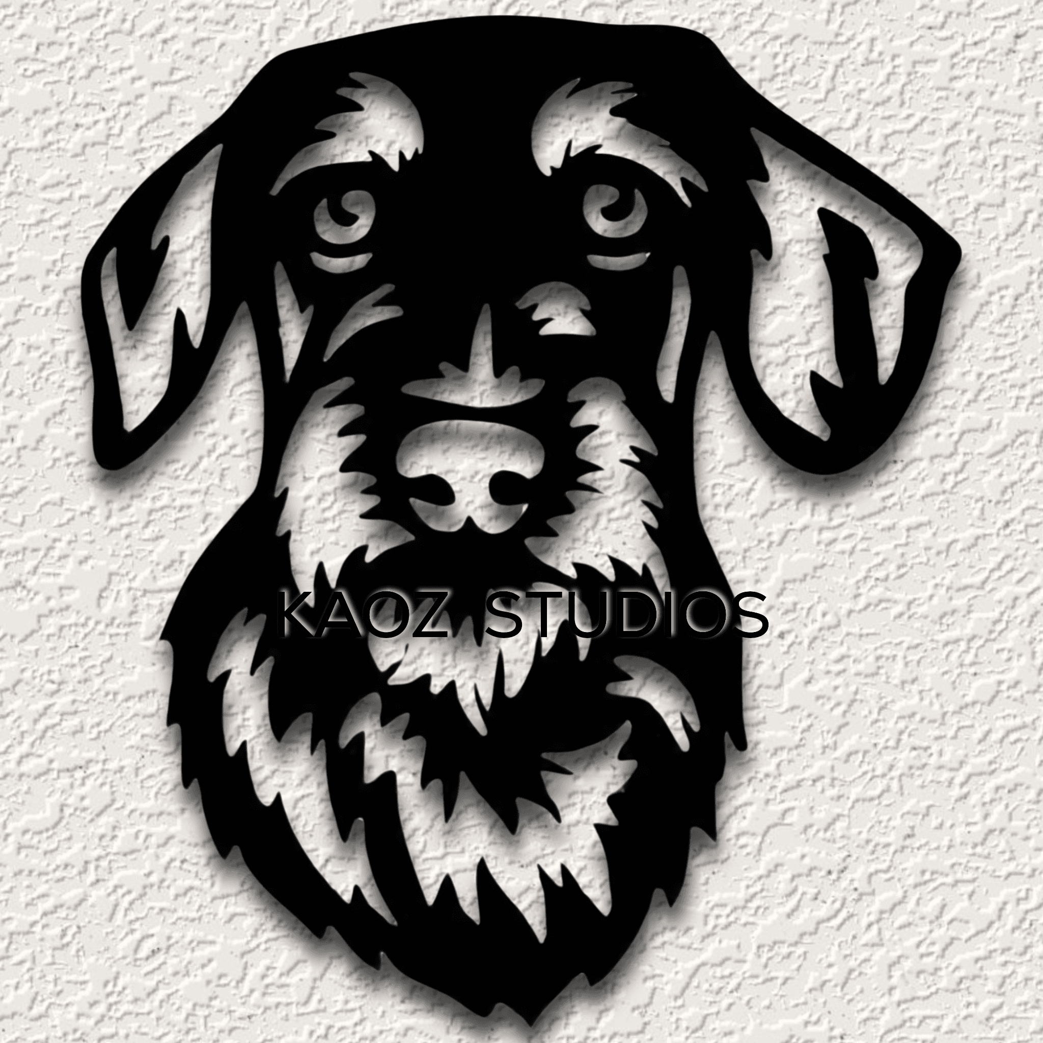 terrier wall art dog wall decor puppy decoration 3d model