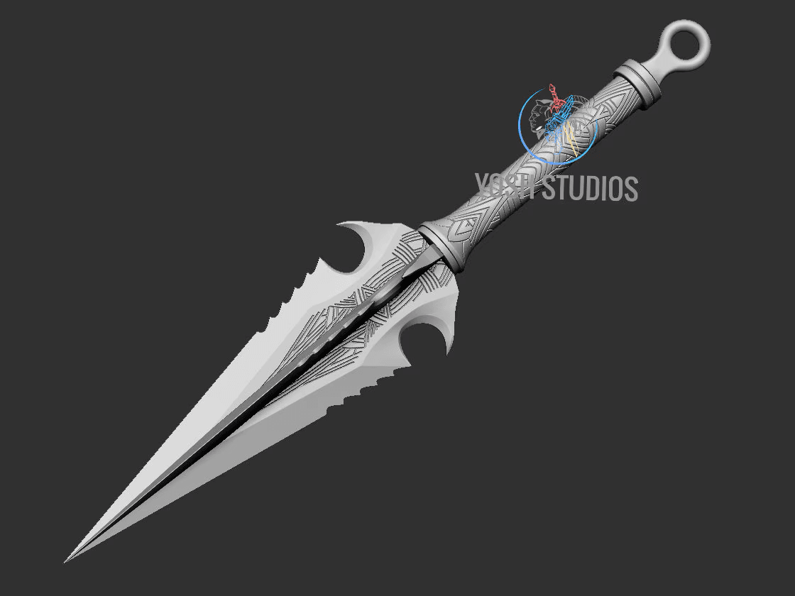 Scorpion Movie Kunai 3D Print File STL 3d model