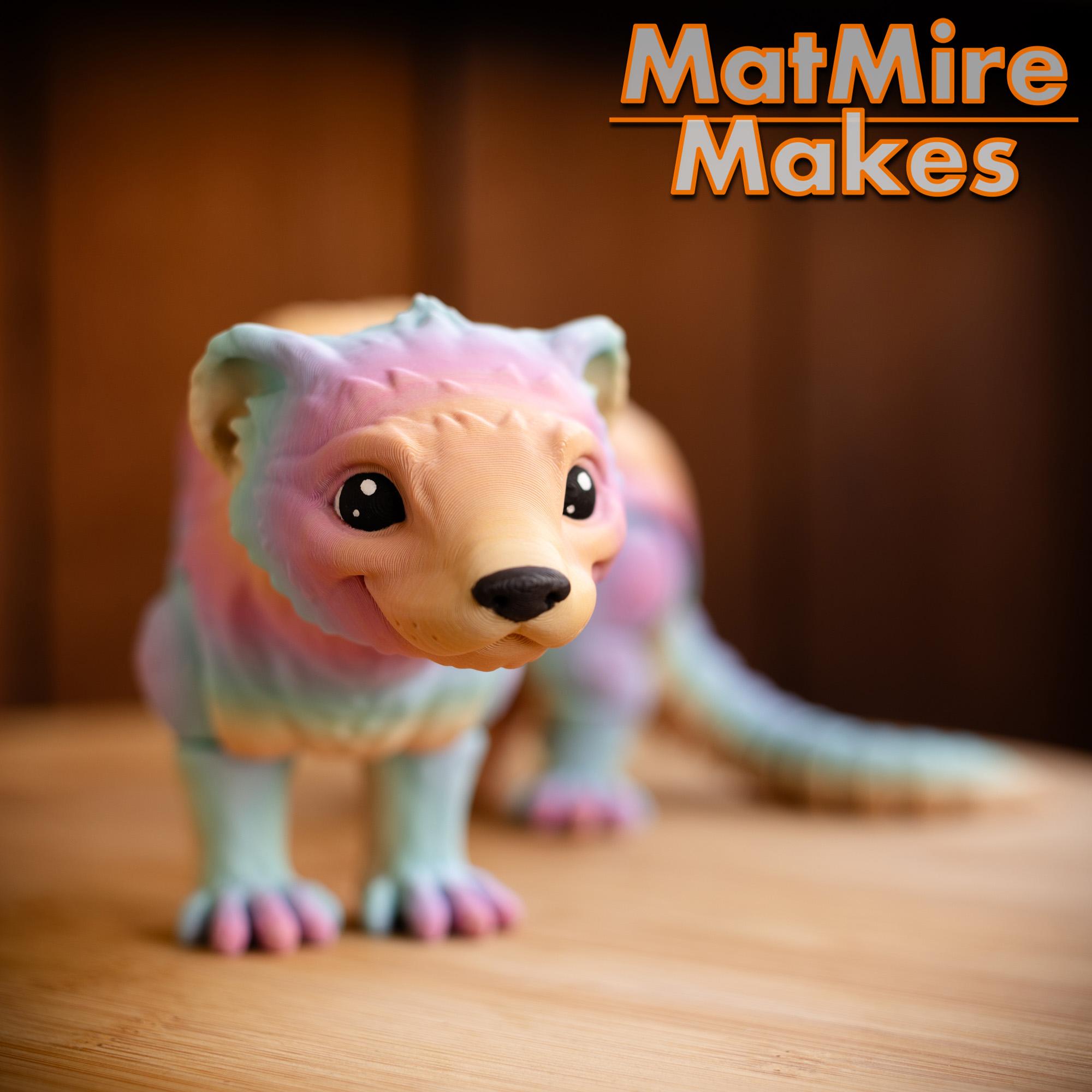 Ferret - Articulated Figure 3d model