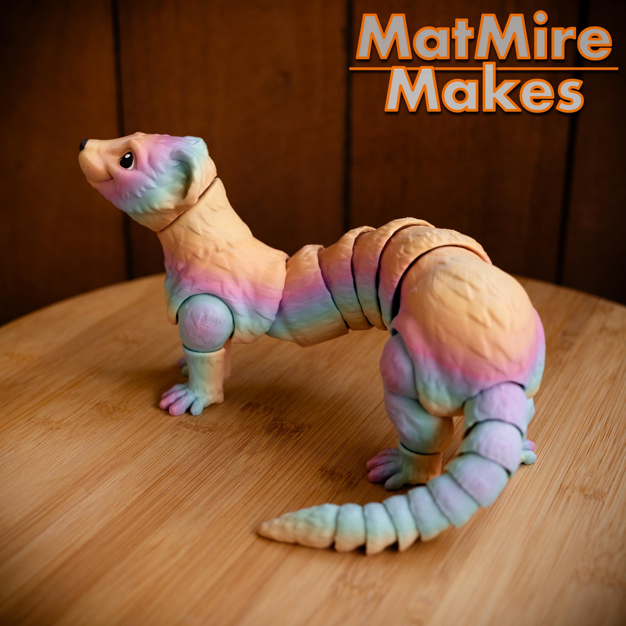 Ferret - Articulated Figure 3d model