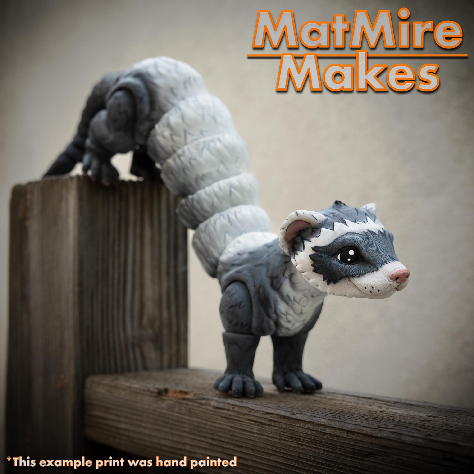 Ferret - Articulated Figure 3d model