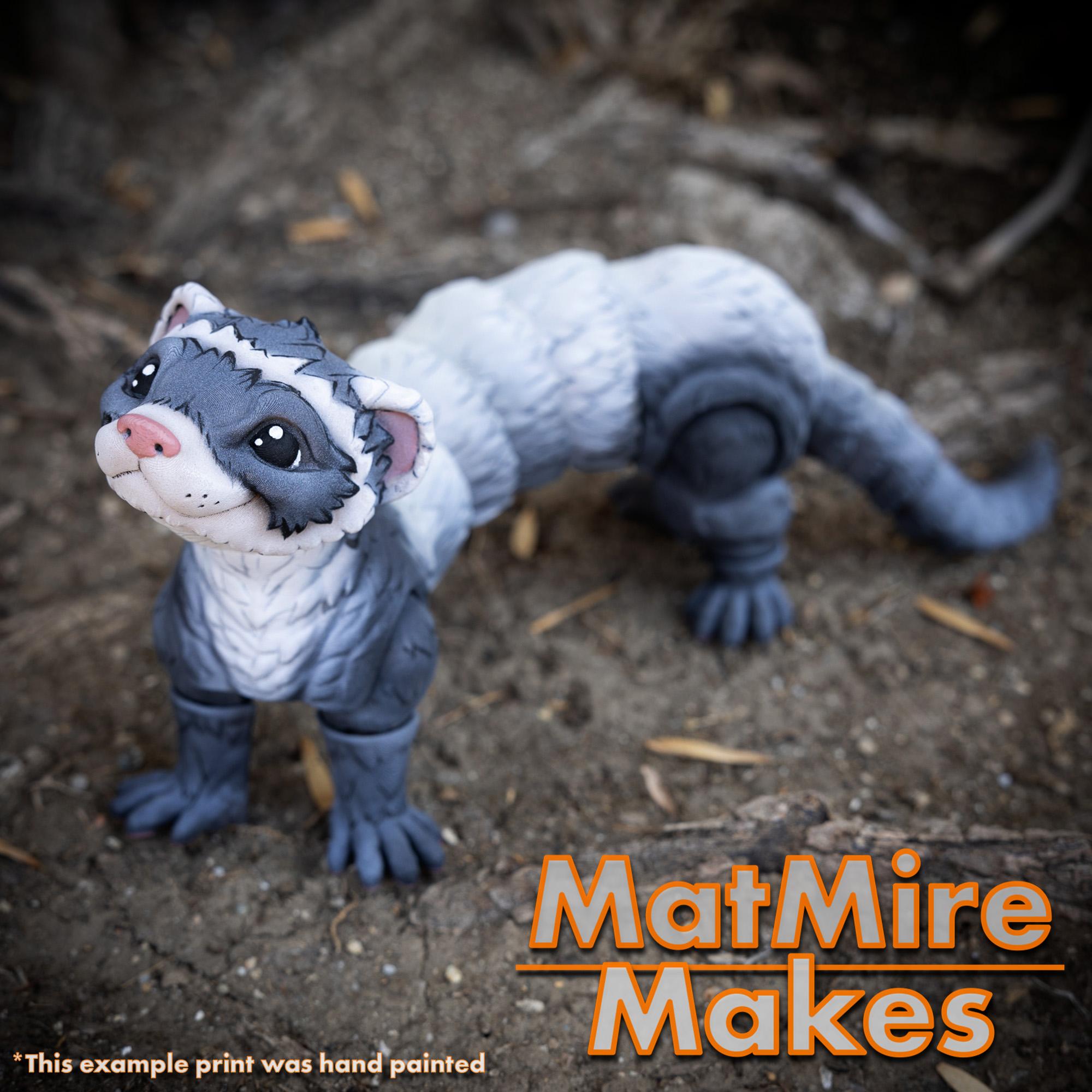 Ferret - Articulated Figure 3d model