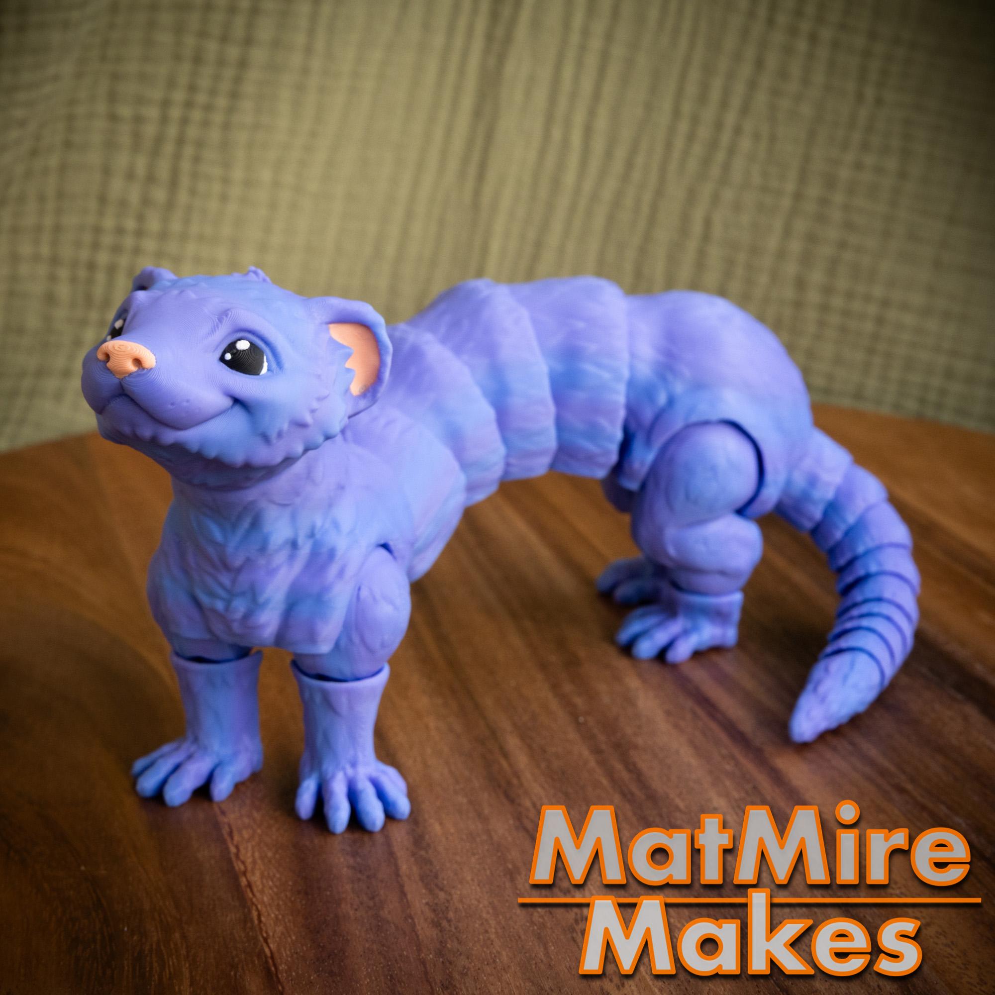 Ferret - Articulated Figure 3d model