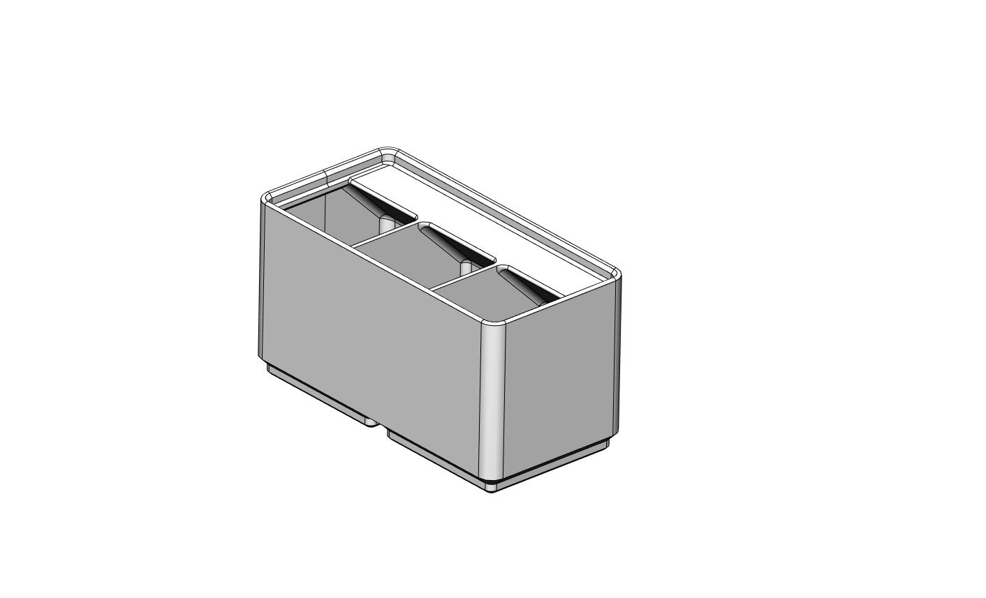 Solidworks Gridfinity Parametric Bin 3d model