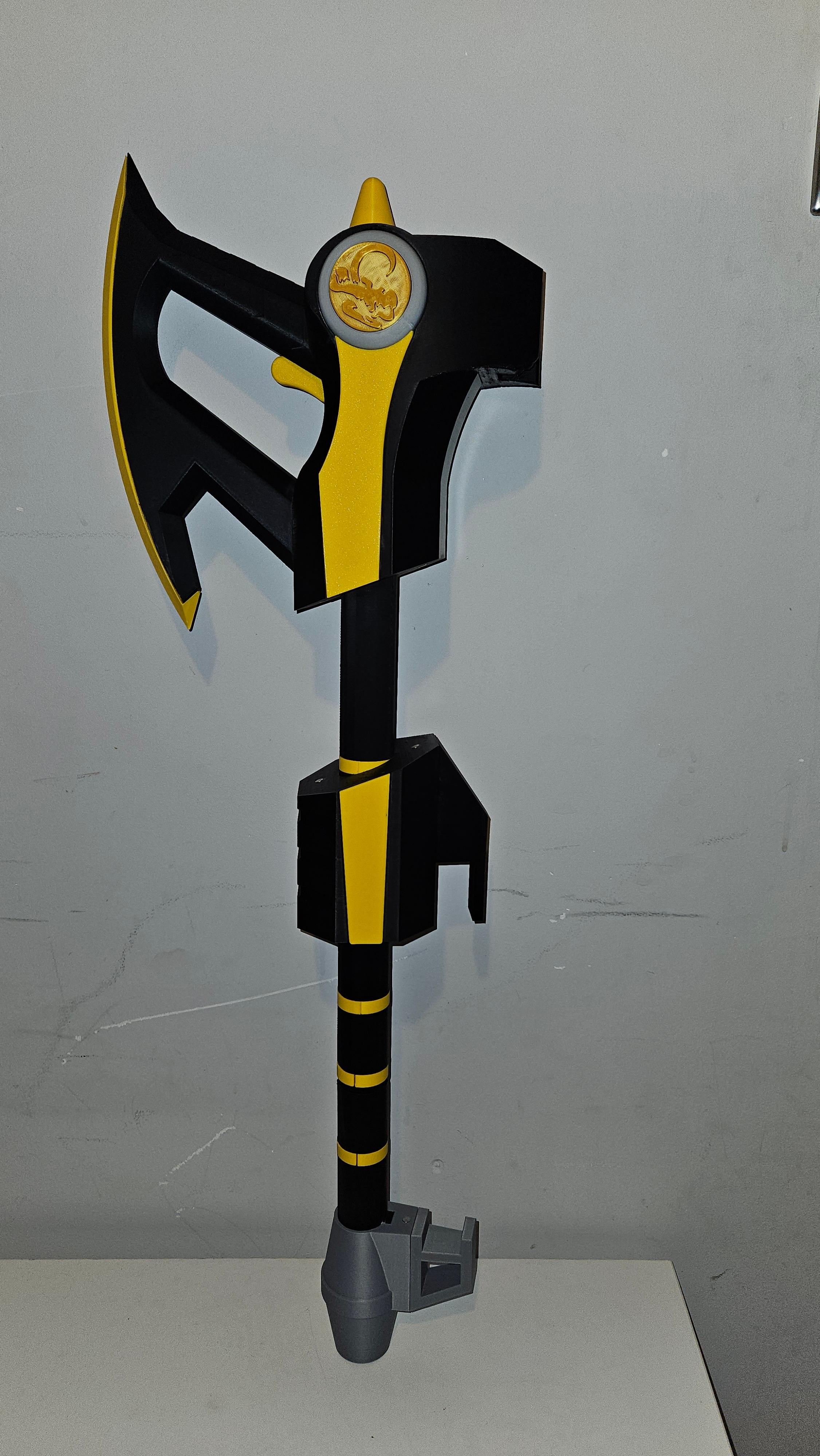 Black Ranger Power Axe - Mighty Morphin Power Rangers 3d model