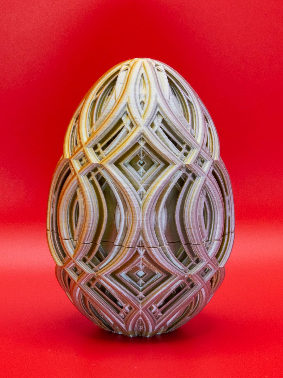 Wavy Kaleidoscope Easter Egg 3d model