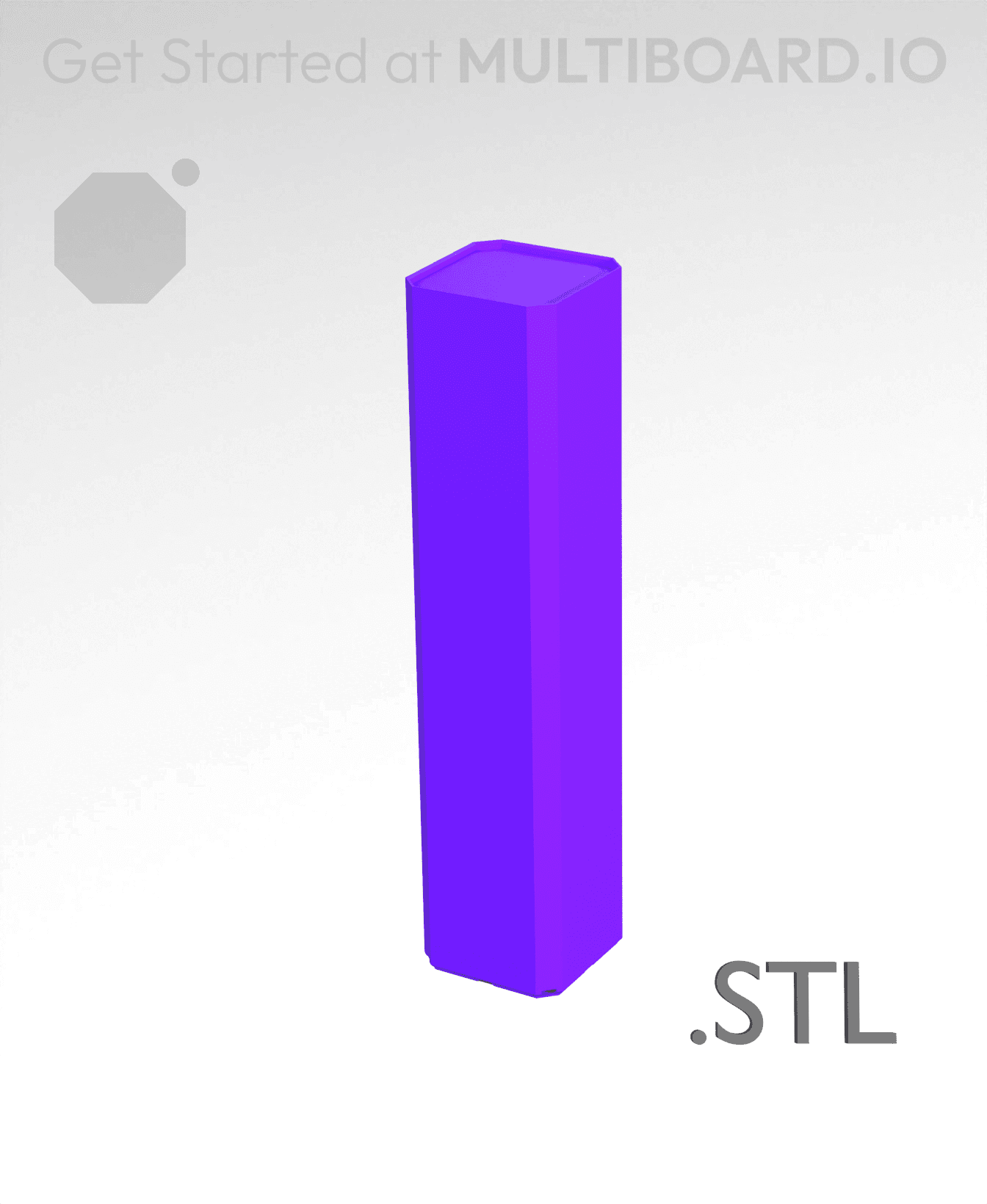 1x1x4 - Multibin Insert - STL Remixing File 3d model