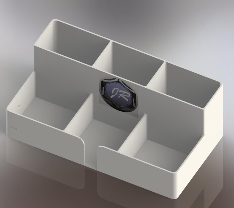 Desk Organizer I - STL Files 3d model