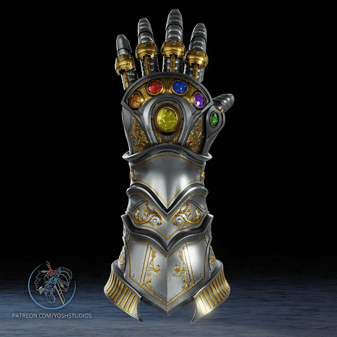 Dr Doom Infinity Gauntlet 3d model