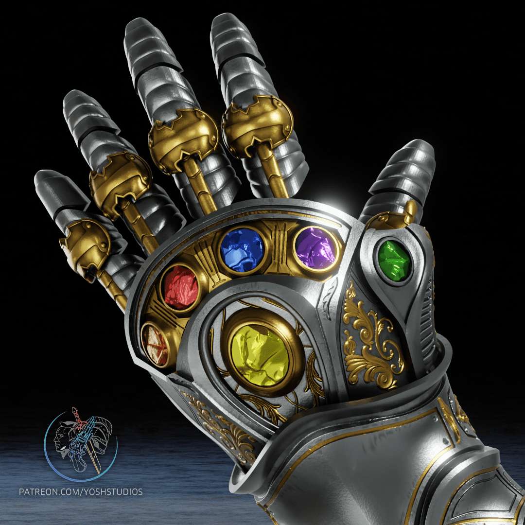 Dr Doom Infinity Gauntlet 3d model