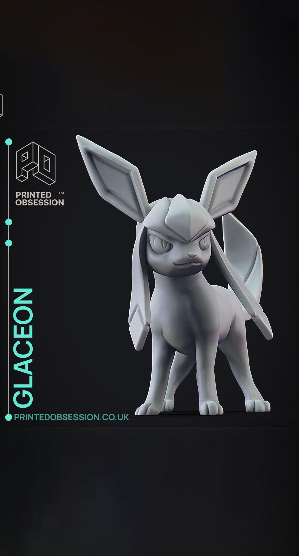 Glaceon - Pokemon - Fan Art 3d model