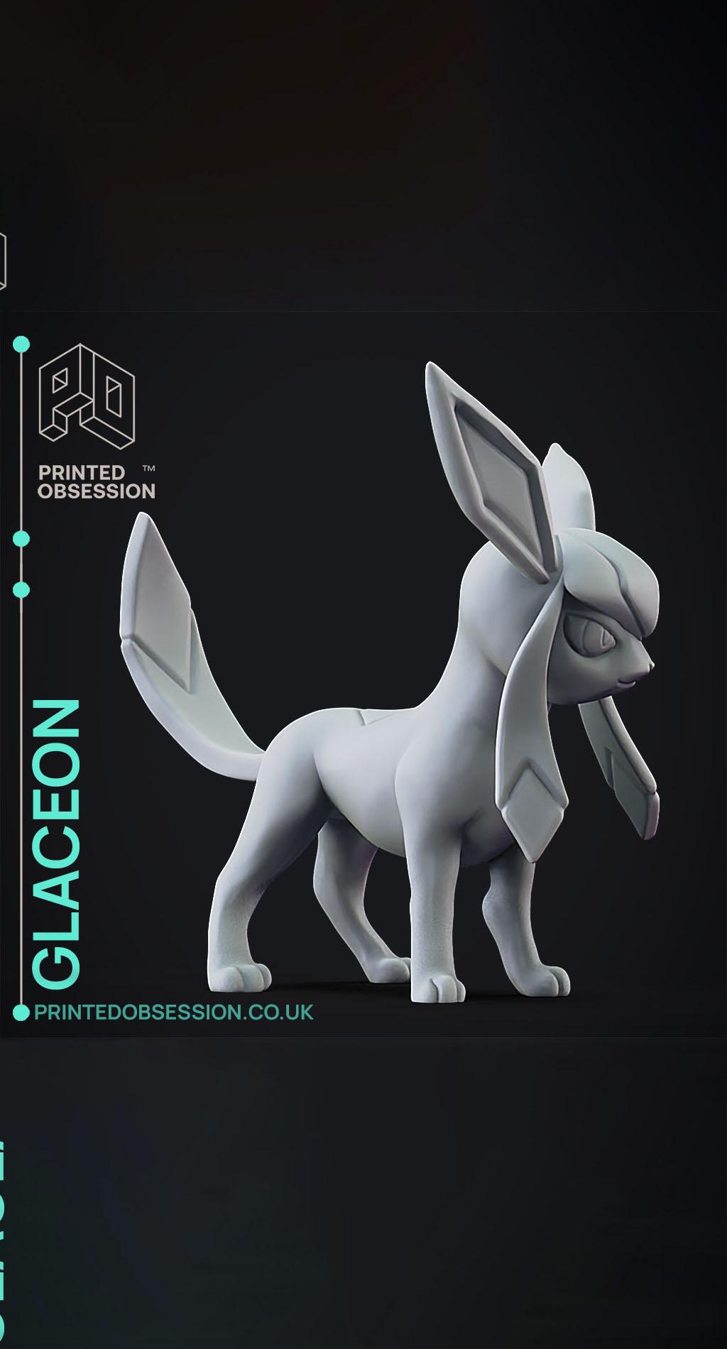 Glaceon - Pokemon - Fan Art 3d model