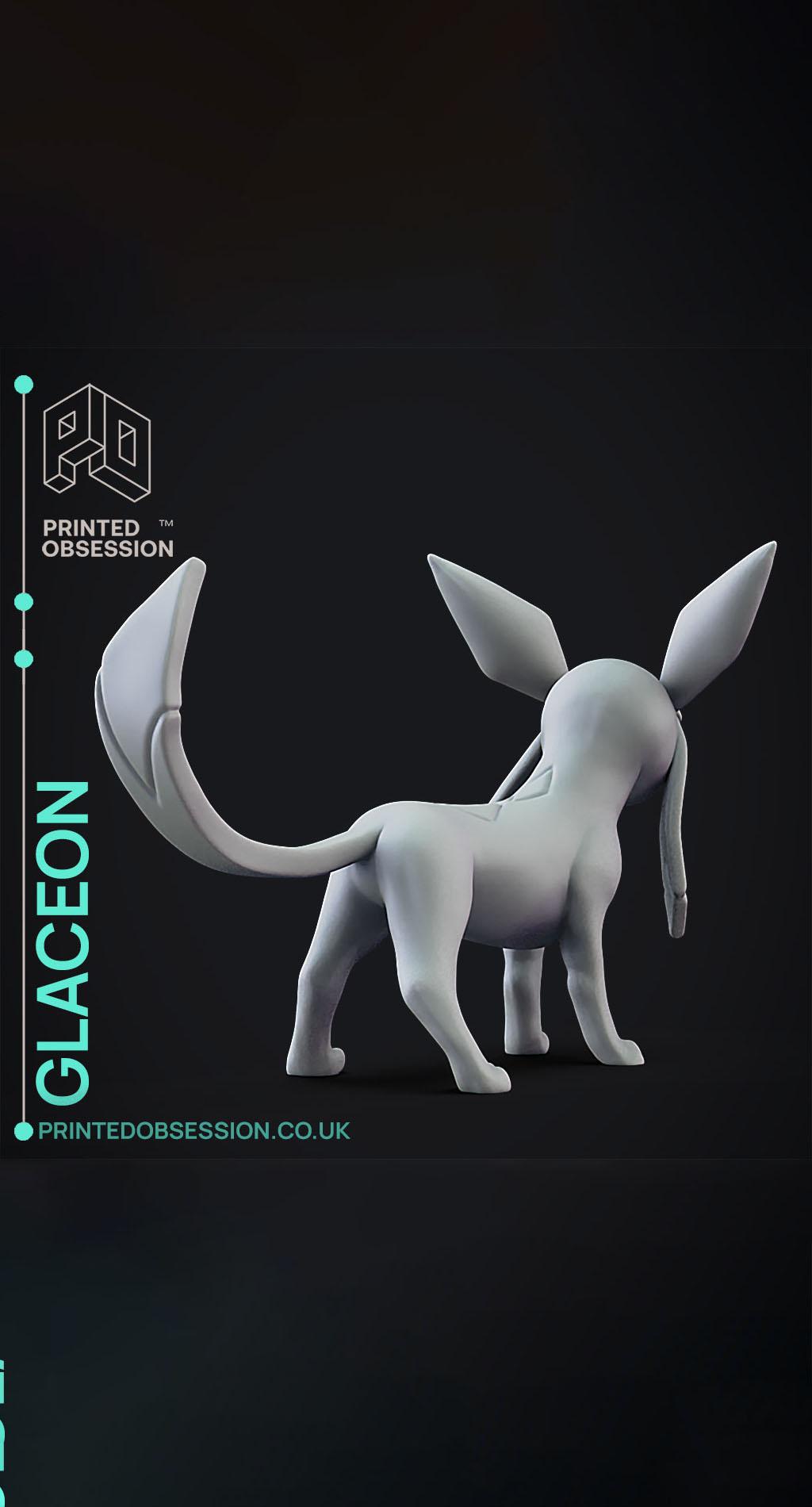 Glaceon - Pokemon - Fan Art 3d model