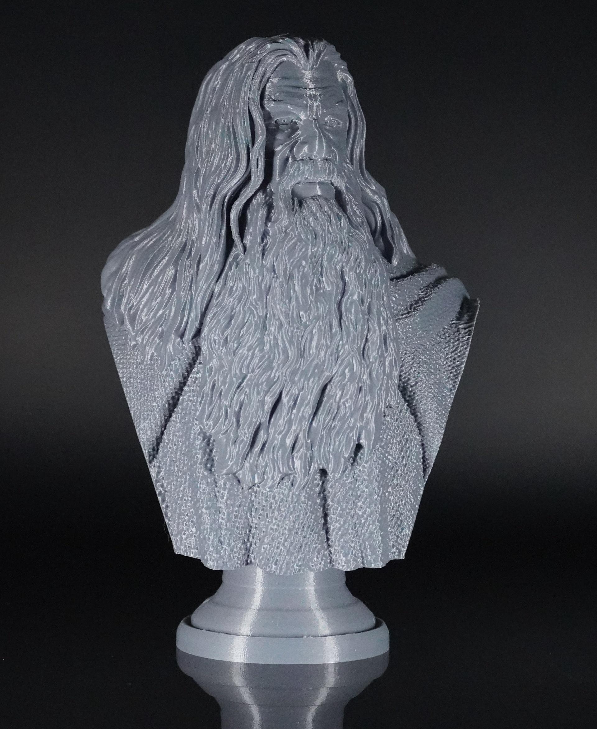 Gandalf Bust - Lord of the Rings (Pre-Supported) 3d model