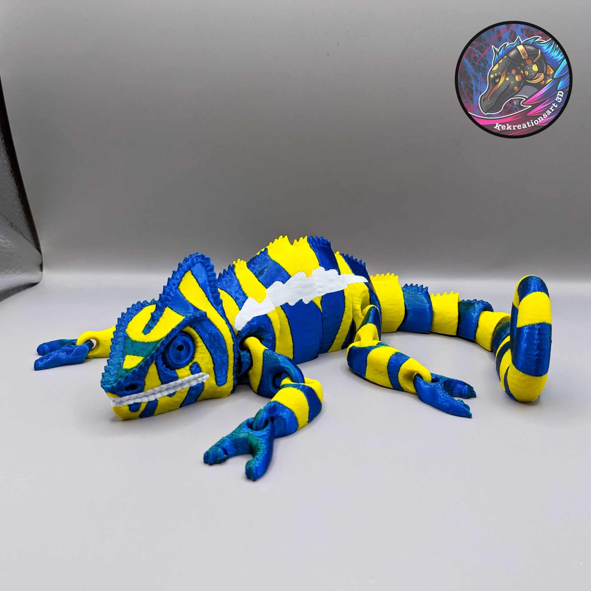 flexi chameleon 3d model