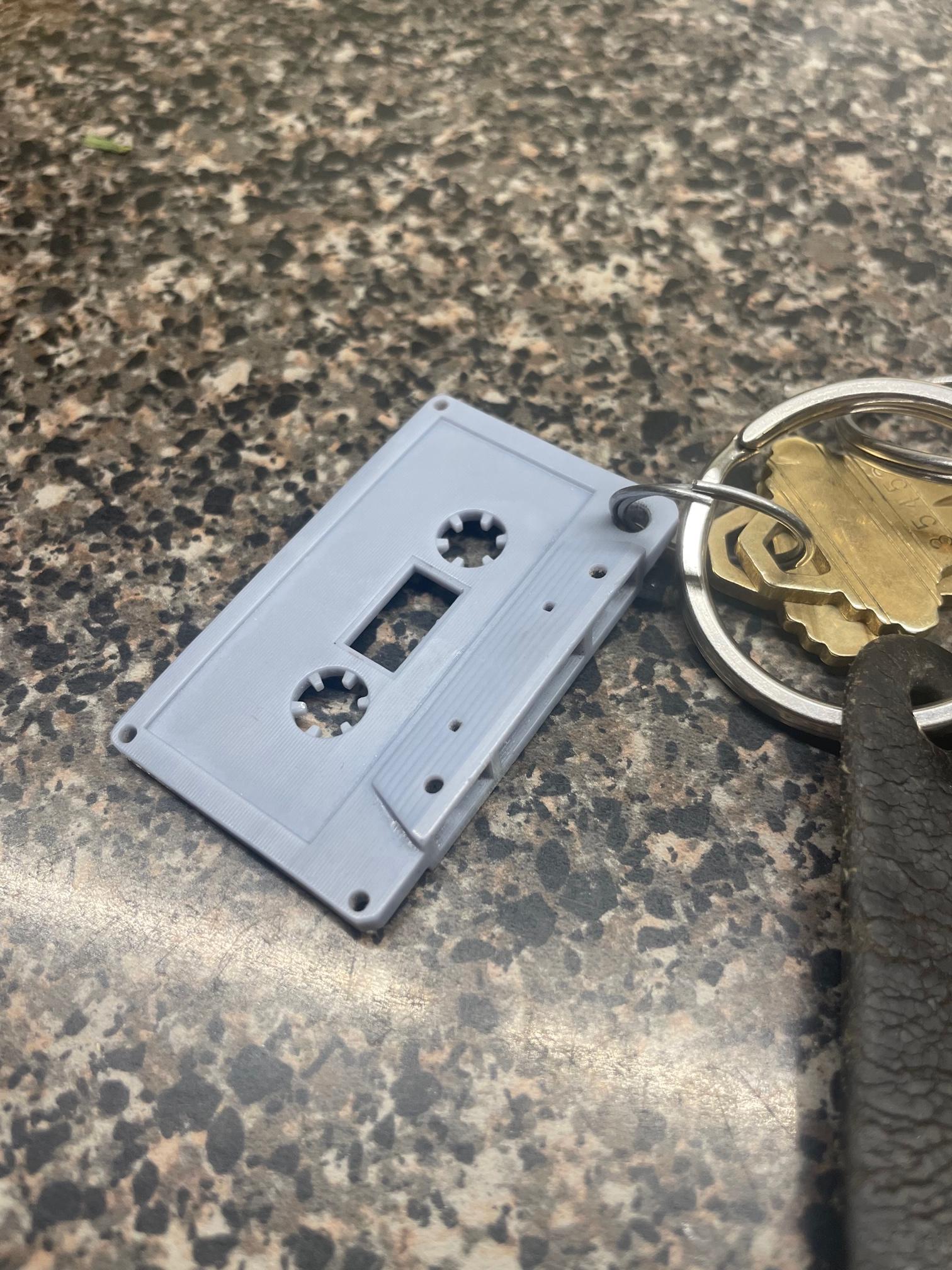 RetroMaker Cassette Tape Keychain 3d model