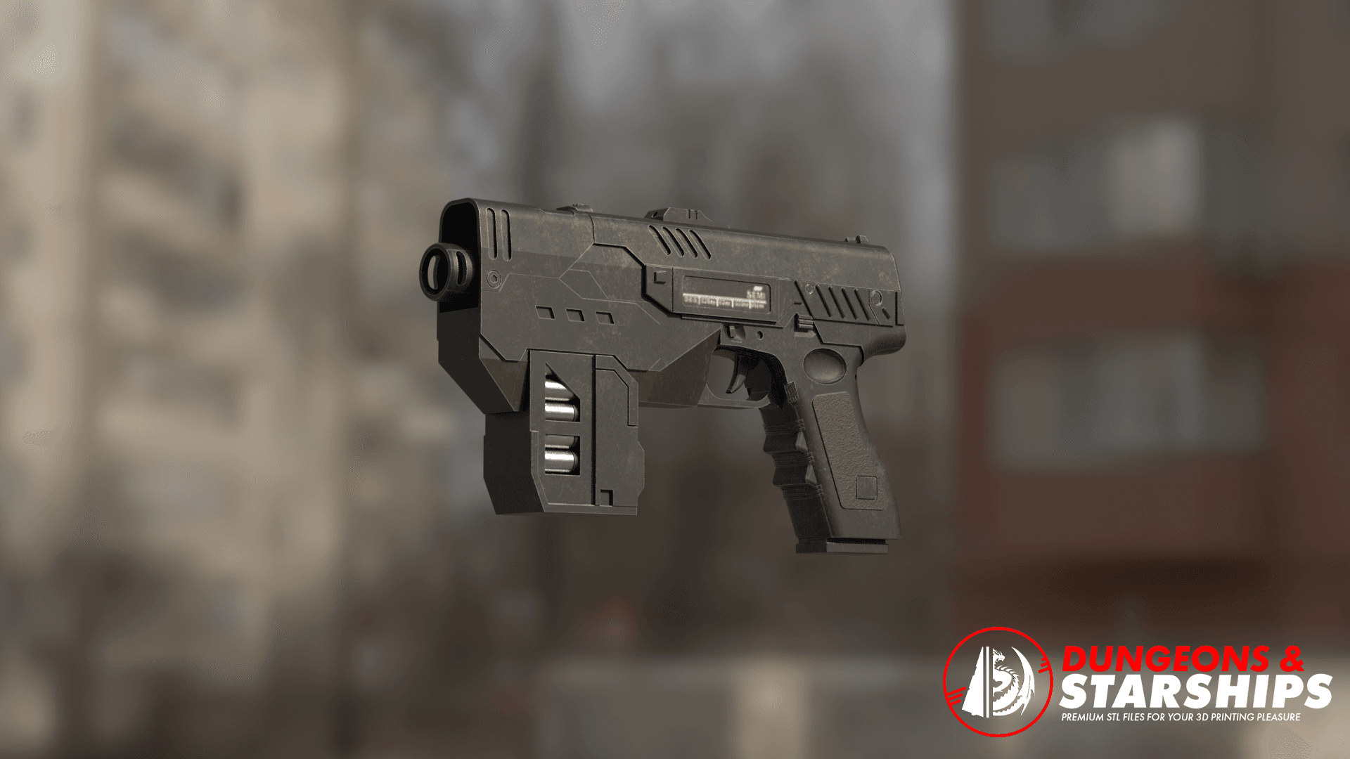 Lawgiver - Dredd 3d model