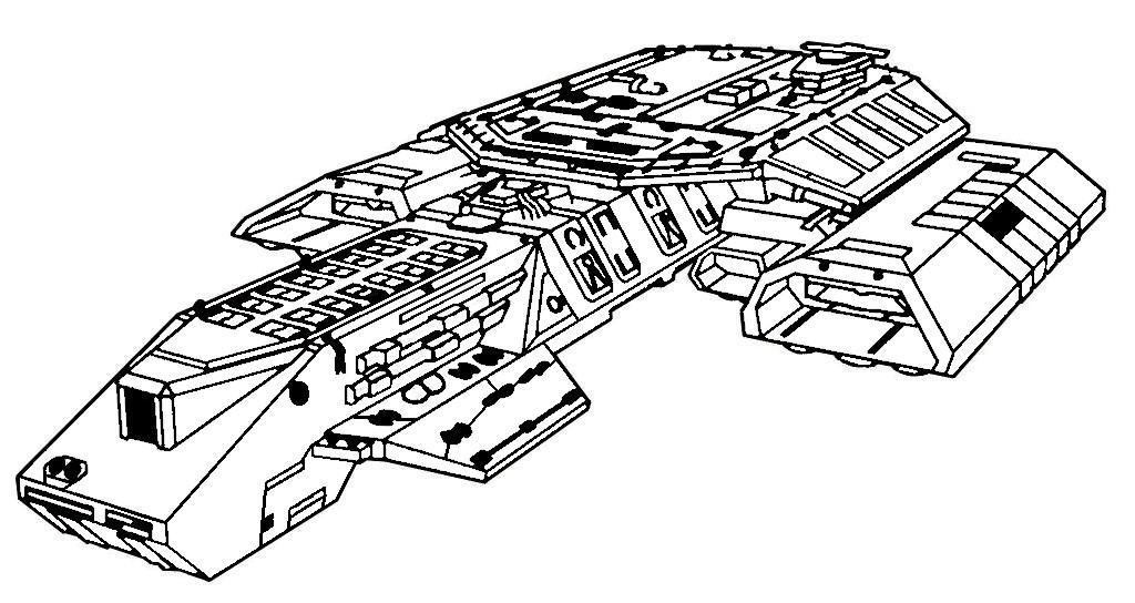 Daedalus Wall Art From Stargate 3d model