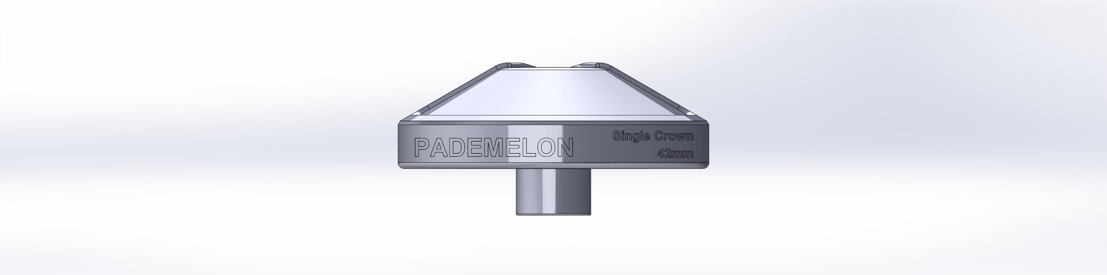 Pademelon Single Crown 42mm Sweep Tool 3d model