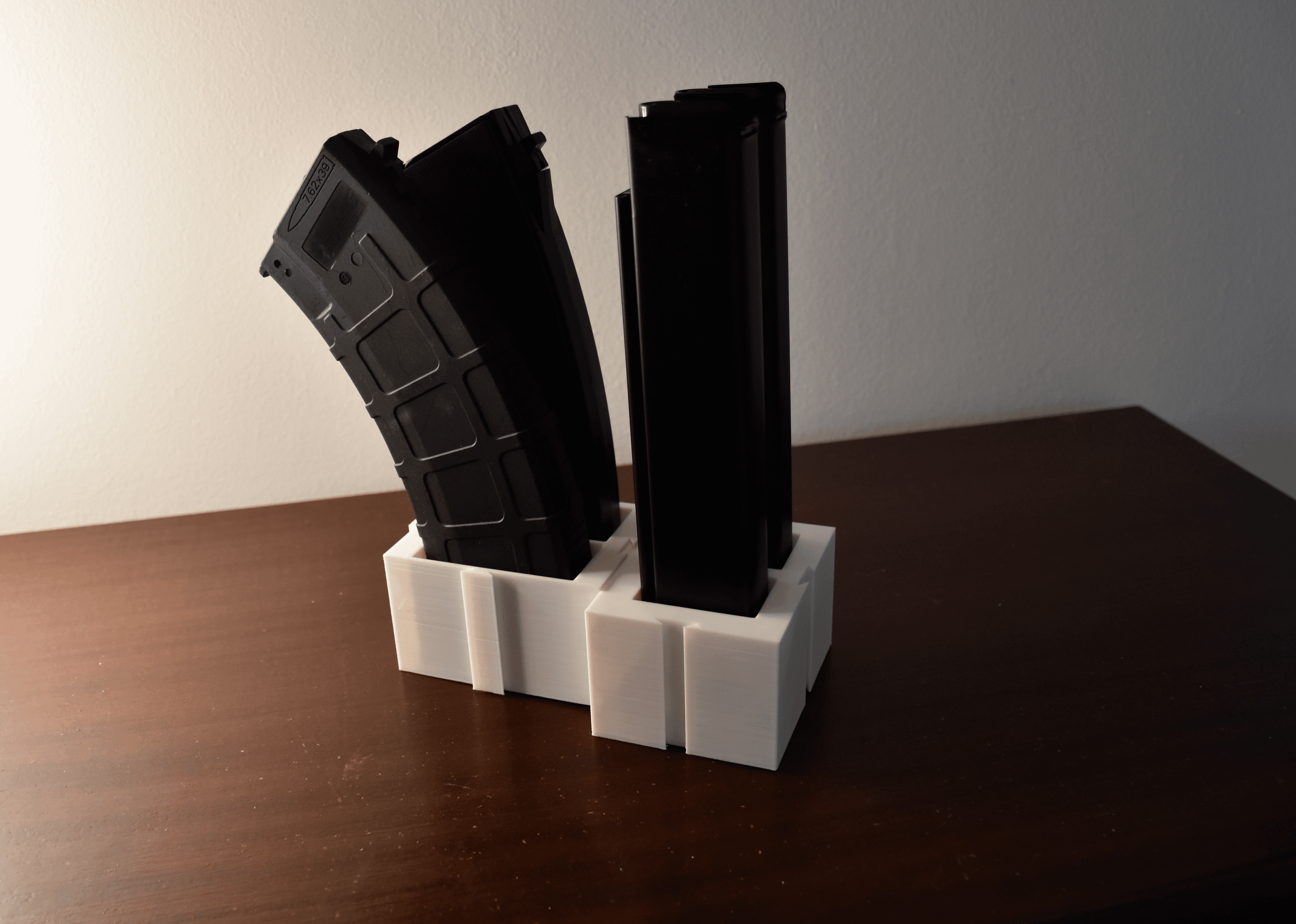 Modular Airsoft magazine organizer (for desk) 3d model