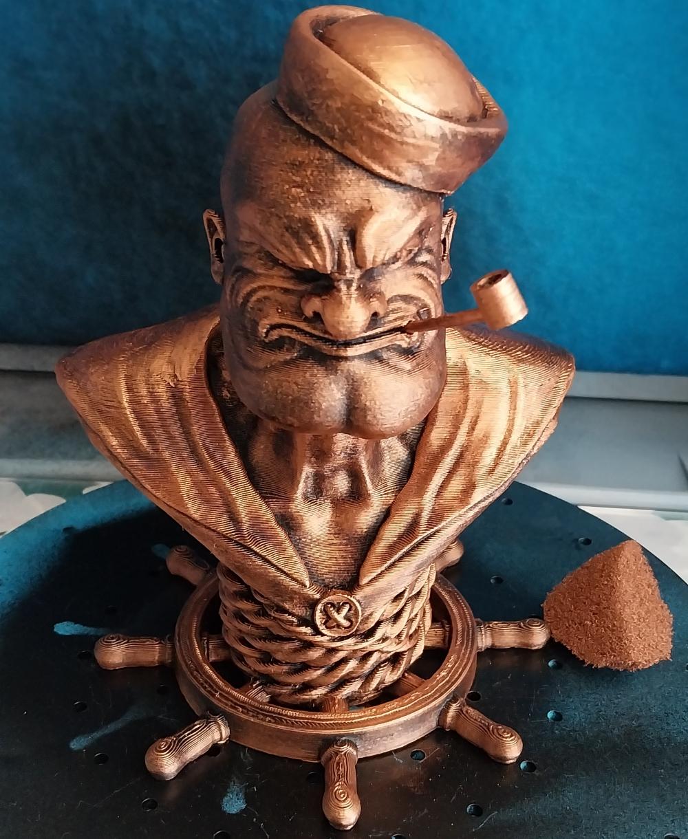 Popeye Bust 3d model