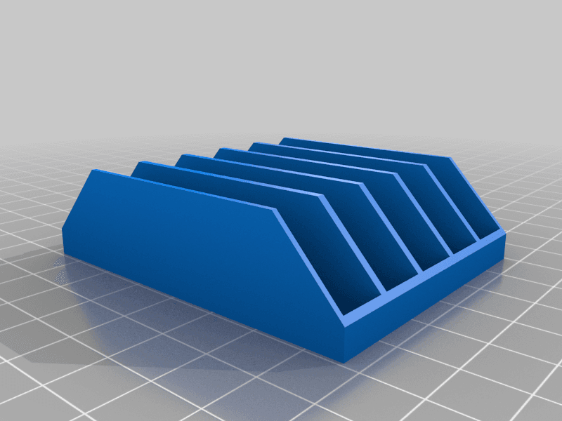 2.5" HDD Storage Rack 3d model