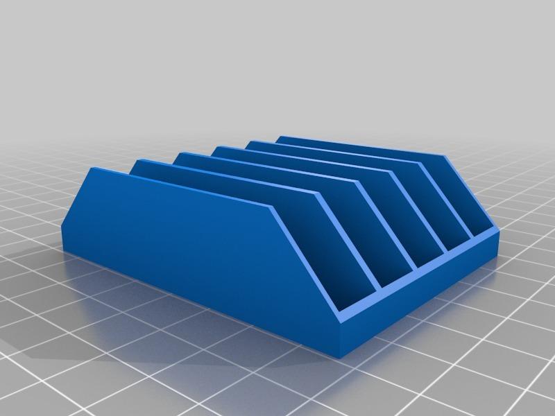 2.5" HDD Storage Rack 3d model