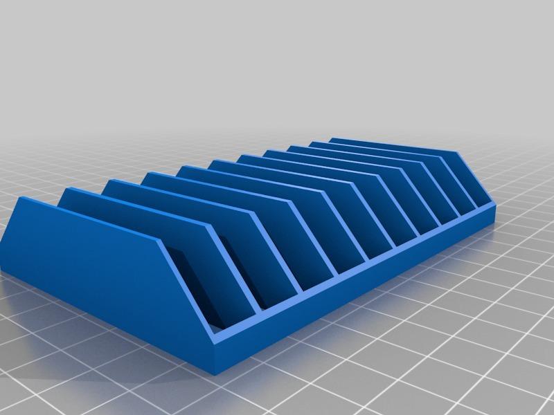 2.5" HDD Storage Rack 3d model