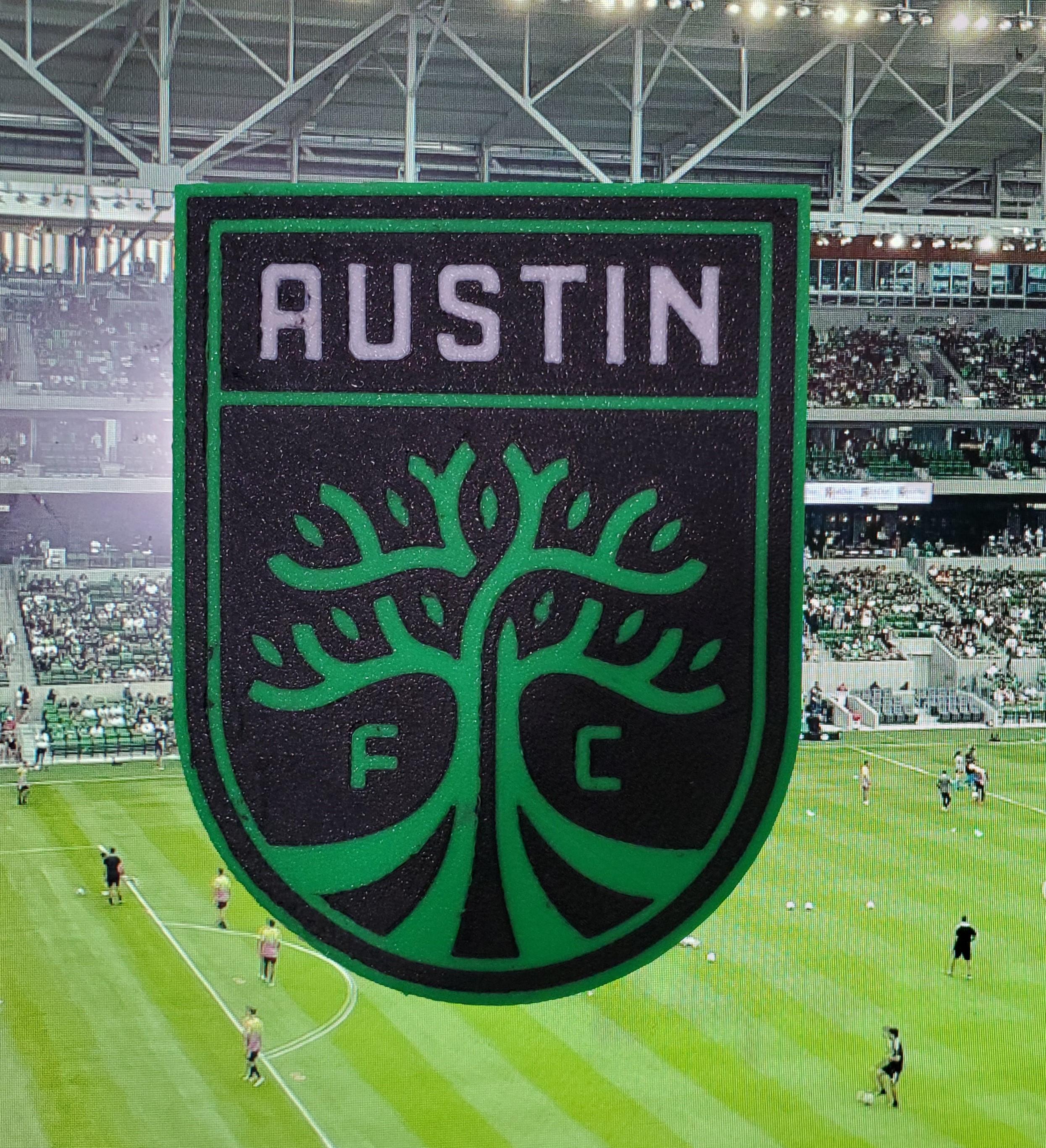 AMS / MMU Austin FC coaster or plaque 3d model