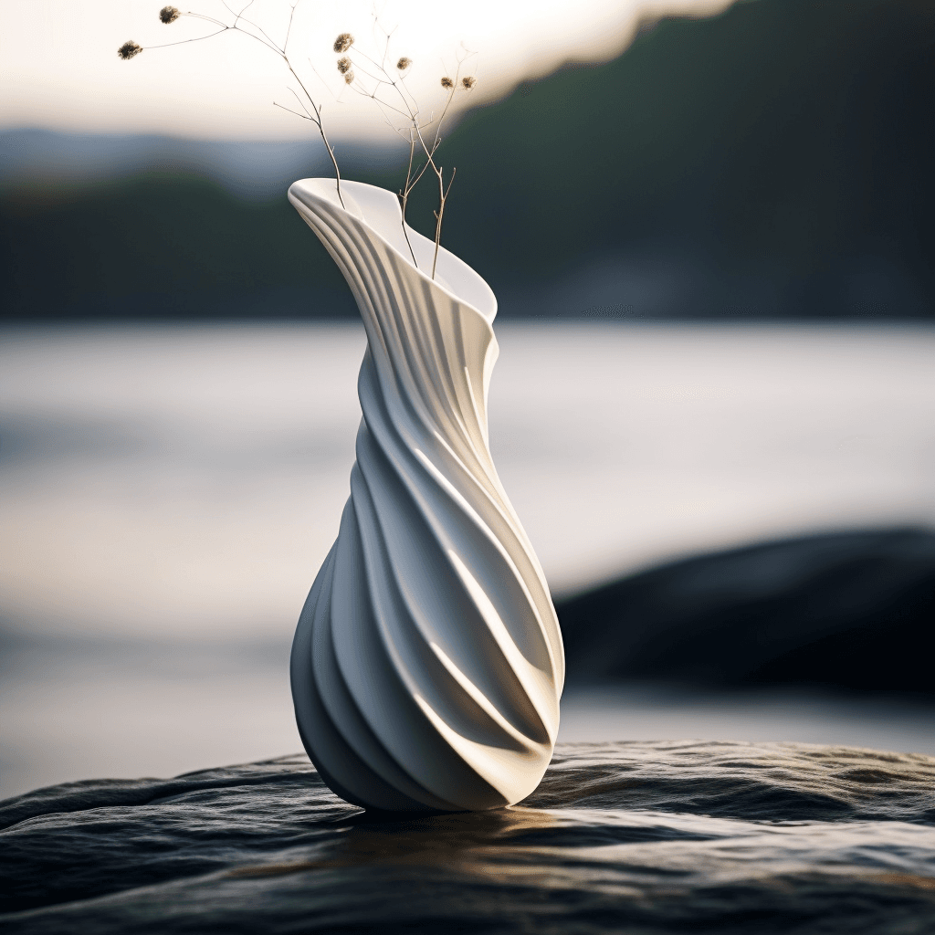 Livigno Vase – Contemporary Spiraled Elegance 3d model