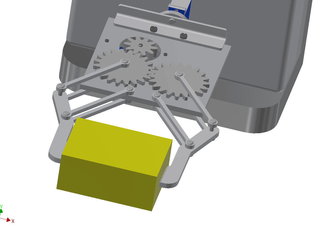 Mechanical Handling Tool (with finger gripper) 3d model