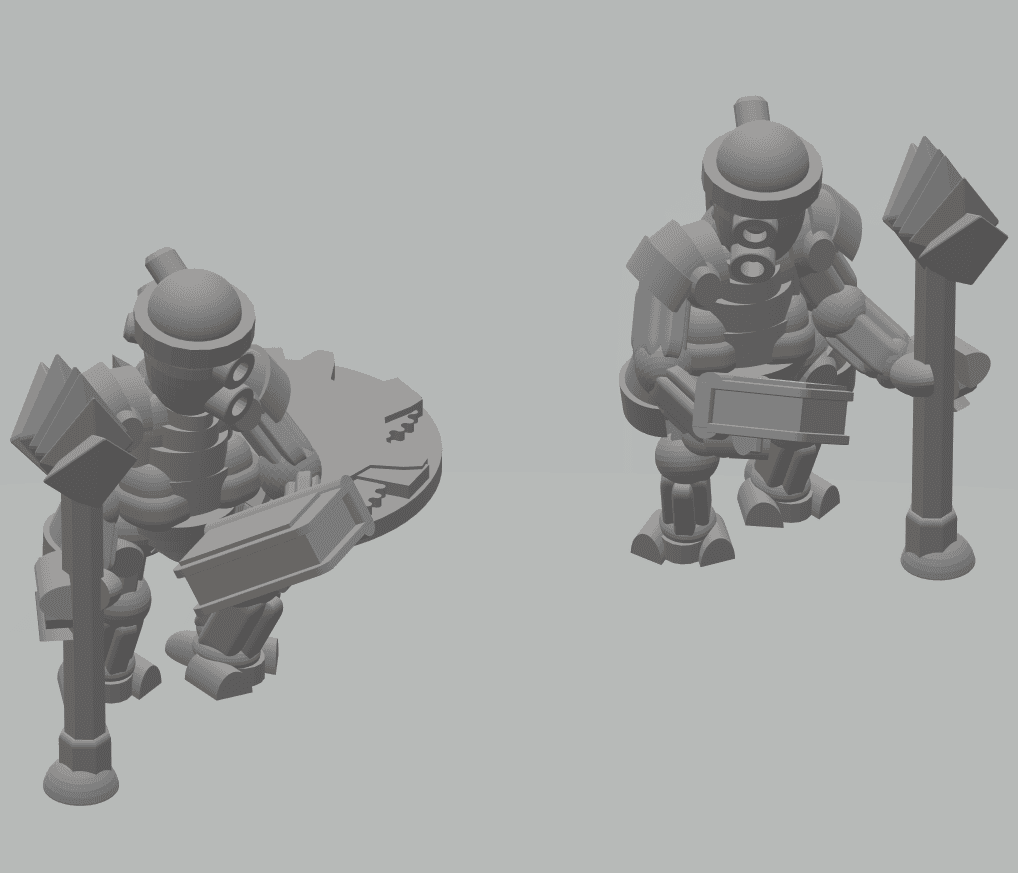 FHW: Mortis Korps TeknoInquisitor Sage 3d model