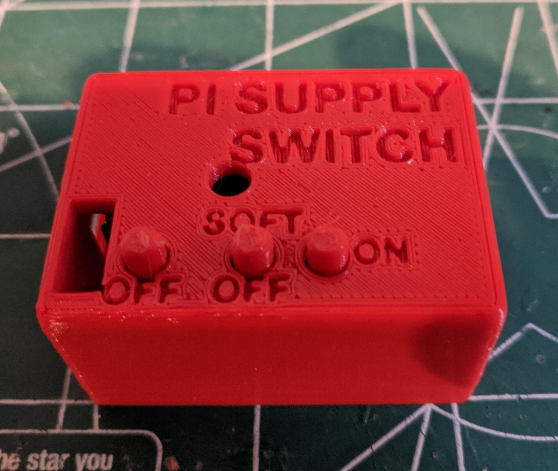 Pi Supply Switch Case 3d model