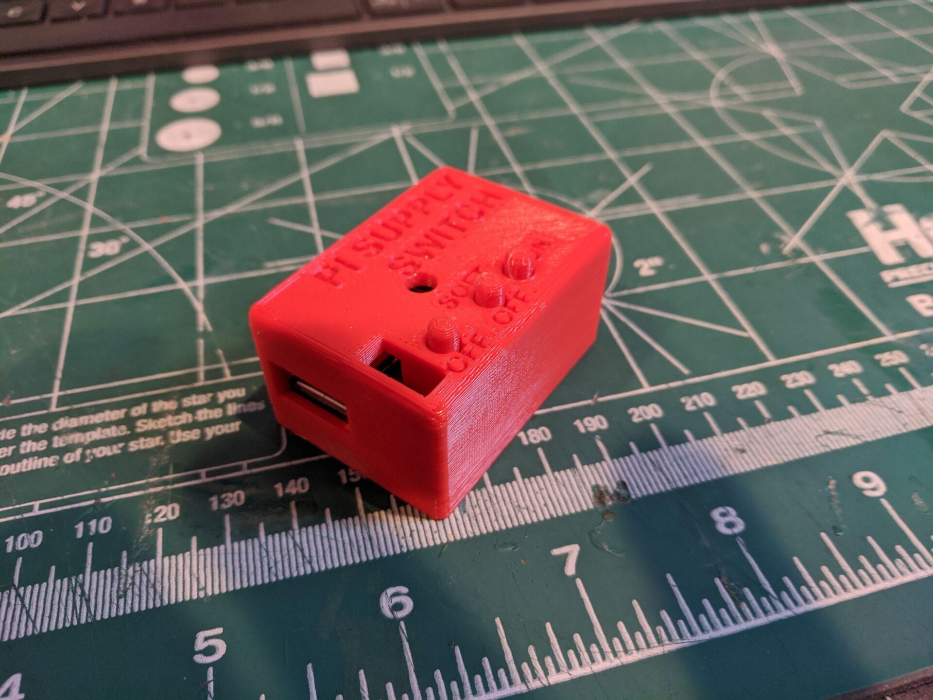 Pi Supply Switch Case 3d model